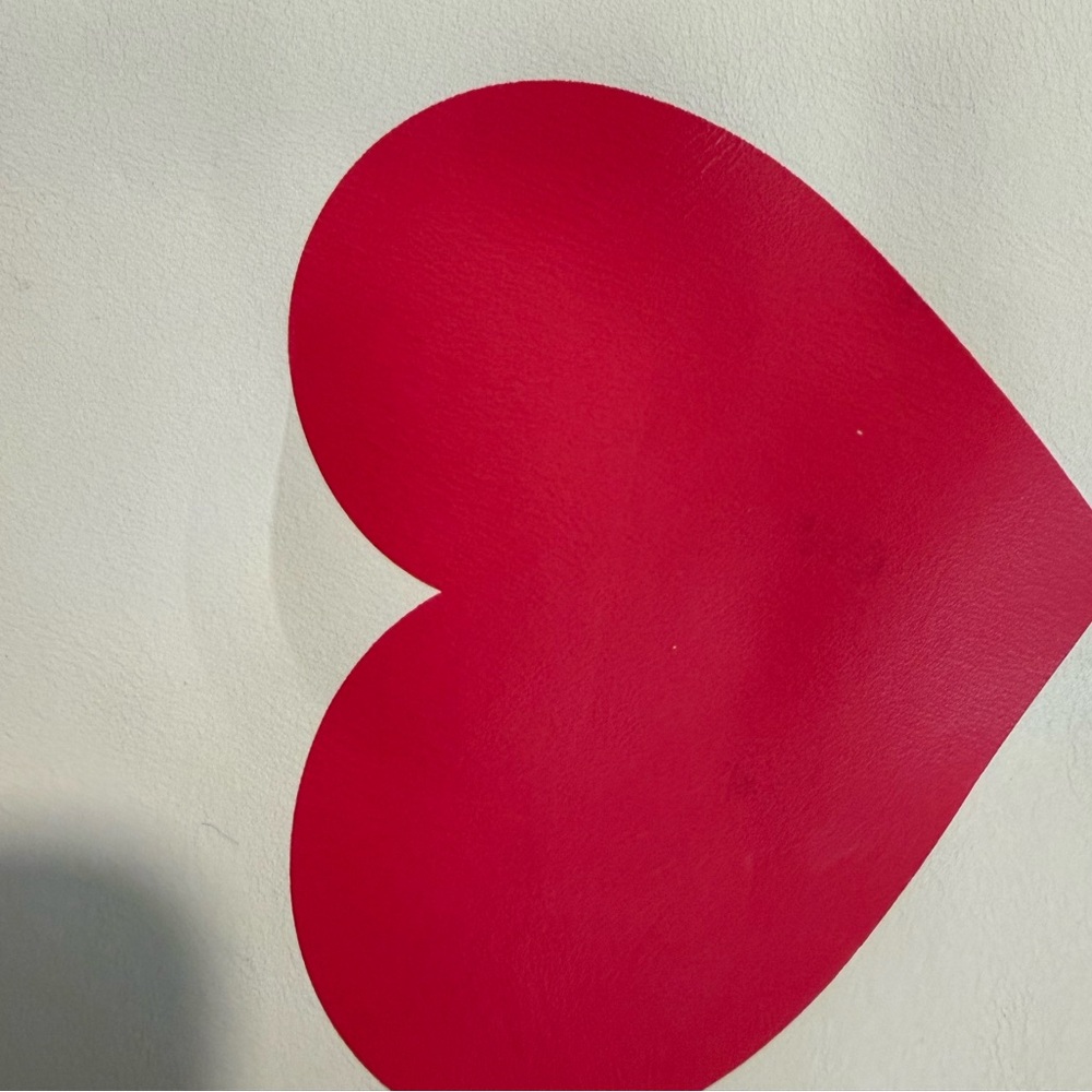 Kate Spade Ace of Hearts White and Red Heart Wristlet Clutch - Picture 15 of 15